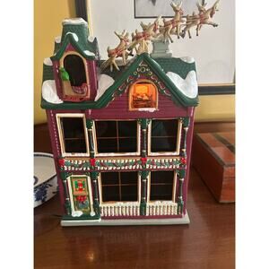 2002 Gold Label The Night Before Christmas Light Up Narrated Story House